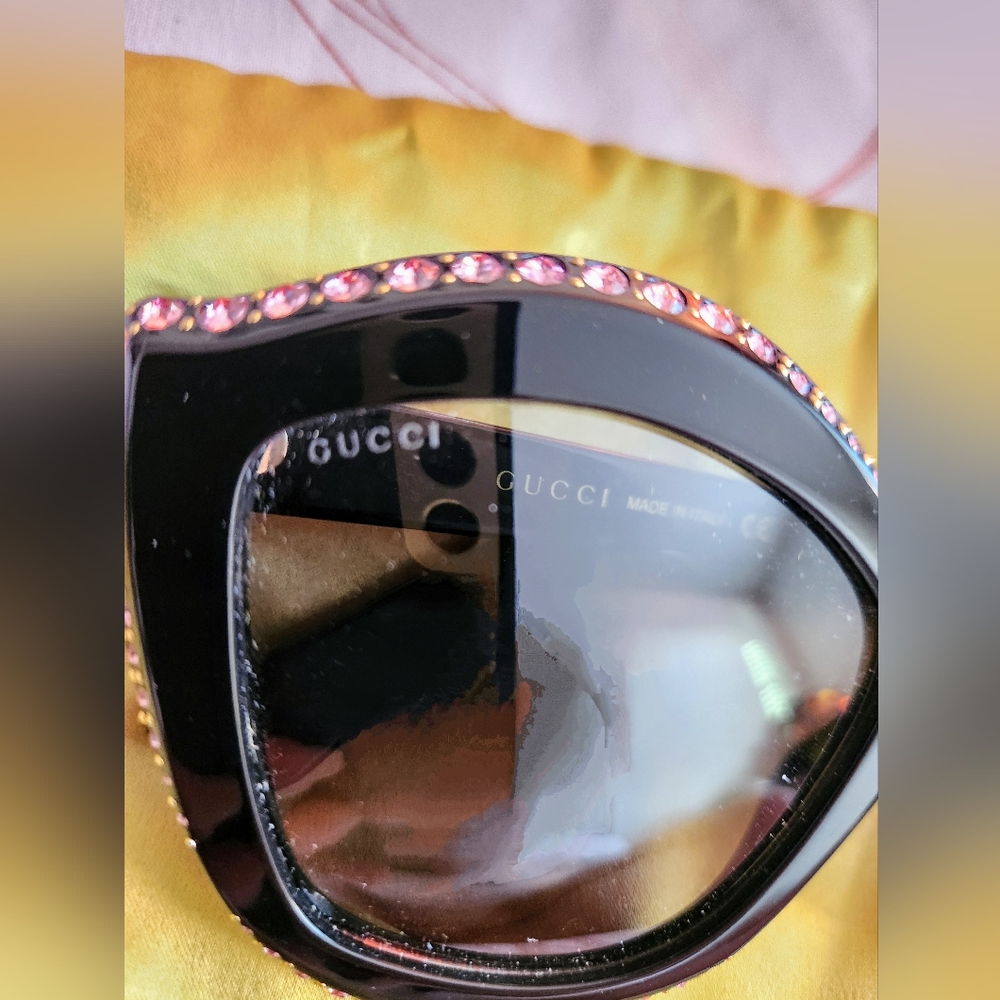 Gucci Women's Embellished Oversized Cat Eye Sunglasses, 52mm - Picture 5 of 10